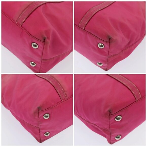 PRADA Hand Bag Nylon Pink Auth bs18106 - Picture 16 of 16